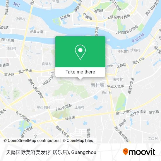 天懿国际美容美发(雅居乐店) map