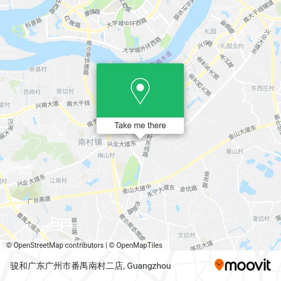 骏和广东广州市番禺南村二店 map