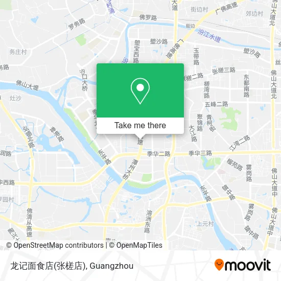 龙记面食店(张槎店) map