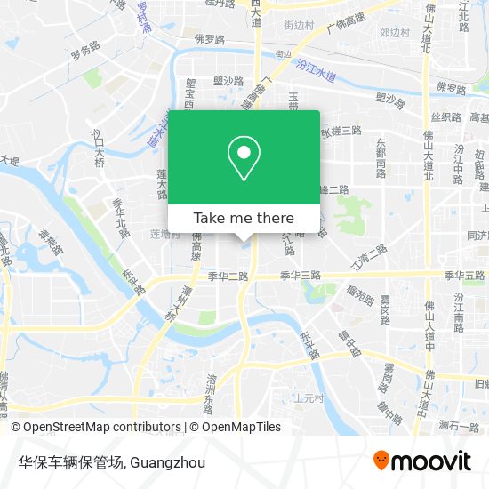 华保车辆保管场 map