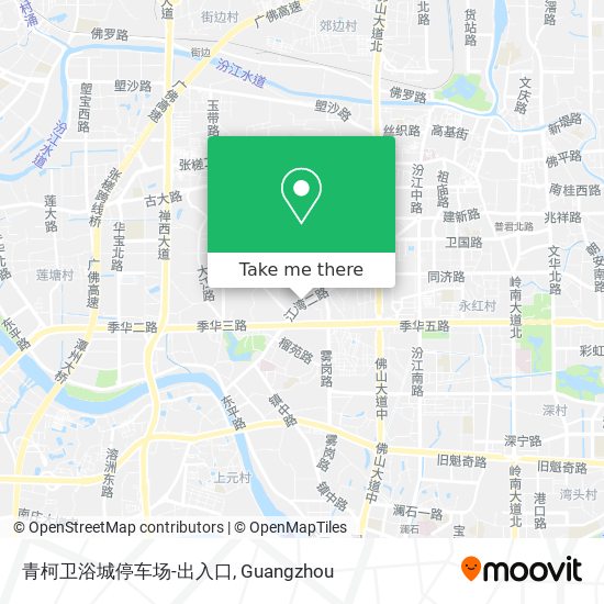 青柯卫浴城停车场-出入口 map