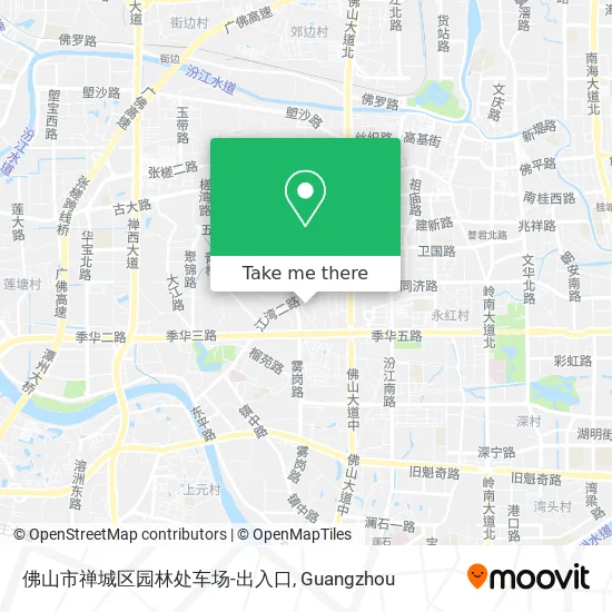 佛山市禅城区园林处车场-出入口 map