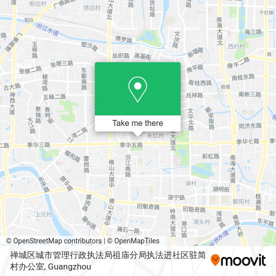 禅城区城市管理行政执法局祖庙分局执法进社区驻简村办公室 map