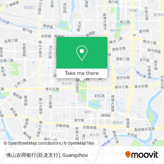 佛山农商银行(跃龙支行) map