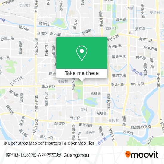 南浦村民公寓-A座停车场 map