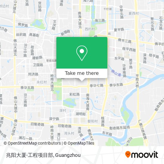 兆阳大厦-工程项目部 map
