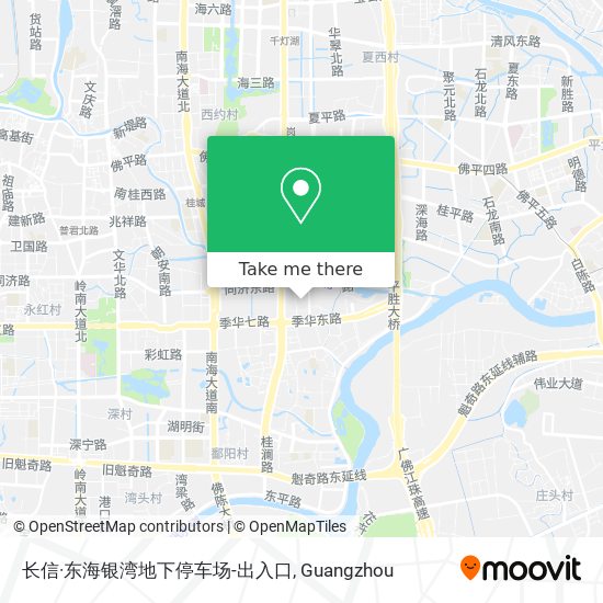 长信·东海银湾地下停车场-出入口 map