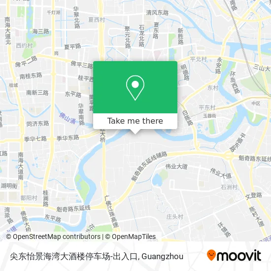 尖东怡景海湾大酒楼停车场-出入口 map