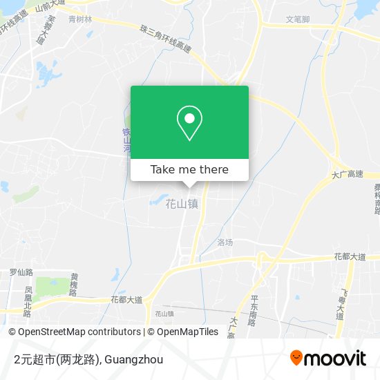 2元超市(两龙路) map