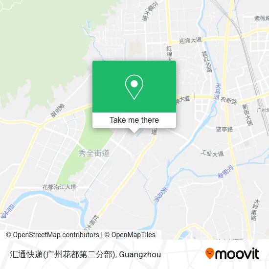 汇通快递(广州花都第二分部) map