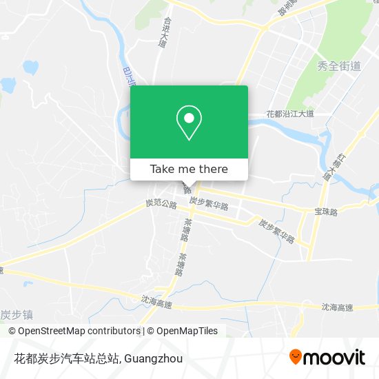 花都炭步汽车站总站 map