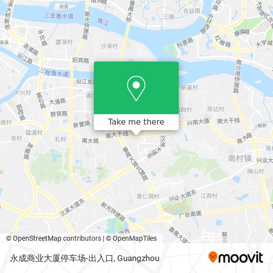 永成商业大厦停车场-出入口 map