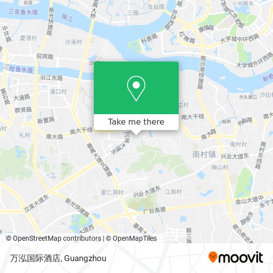 万泓国际酒店 map