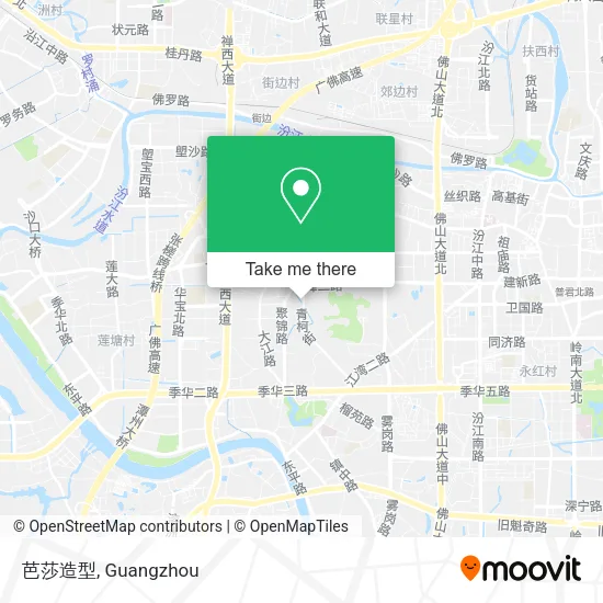芭莎造型 map