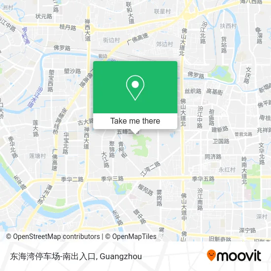 东海湾停车场-南出入口 map