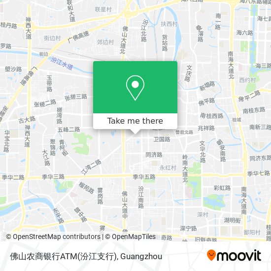 佛山农商银行ATM(汾江支行) map