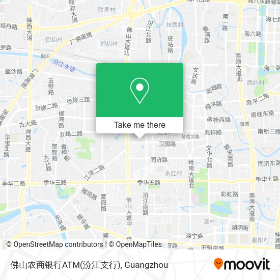 佛山农商银行ATM(汾江支行) map