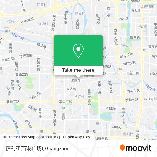 萨利亚(百花广场) map