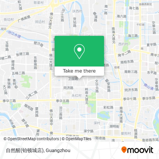 自然醒(铂顿城店) map