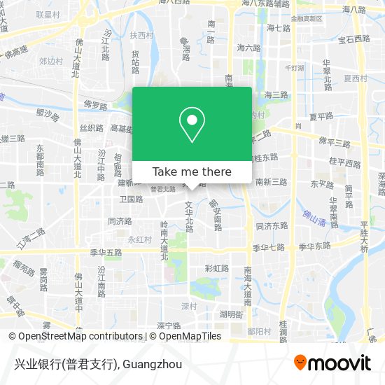 兴业银行(普君支行) map