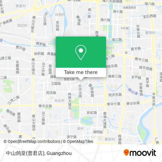 中山鸽皇(普君店) map