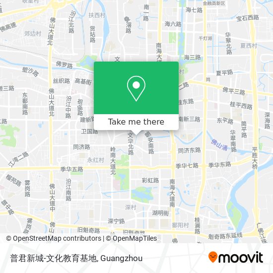 普君新城-文化教育基地 map