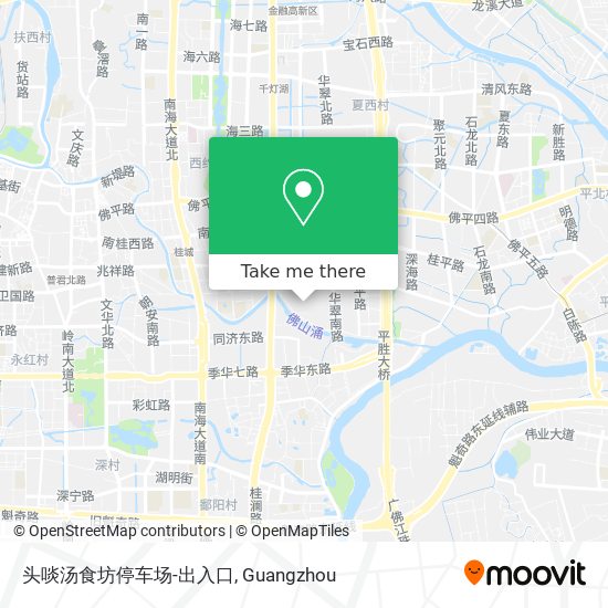 头啖汤食坊停车场-出入口 map