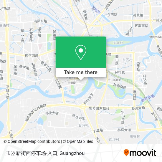 玉器新街西停车场-入口 map