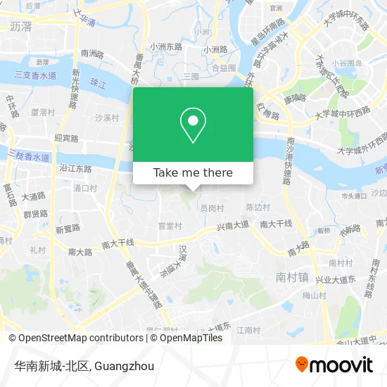 华南新城-北区 map