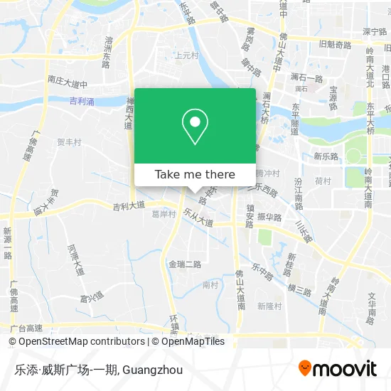 乐添·威斯广场-一期 map