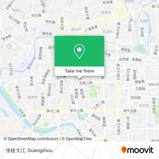 张槎大江 map