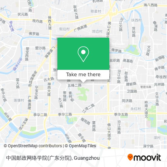 中国邮政网络学院(广东分院) map