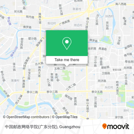 中国邮政网络学院(广东分院) map