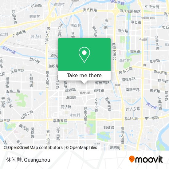 休闲鞋 map