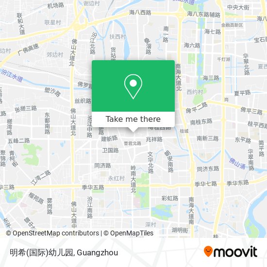 明希(国际)幼儿园 map