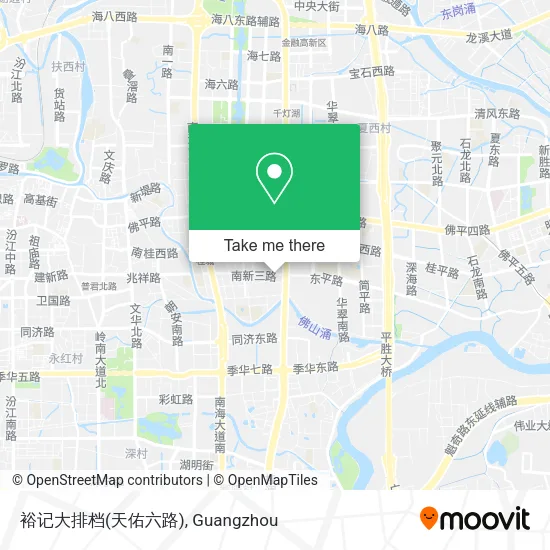 裕记大排档(天佑六路) map
