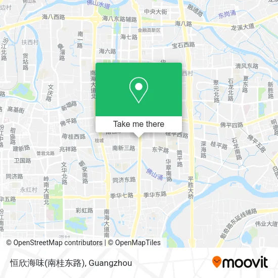 恒欣海味(南桂东路) map