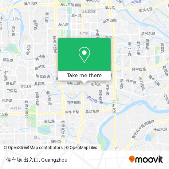 停车场-出入口 map