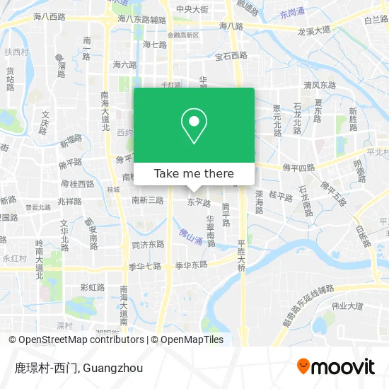 鹿璟村-西门 map