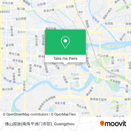 佛山国旅(南海平洲门市部) map