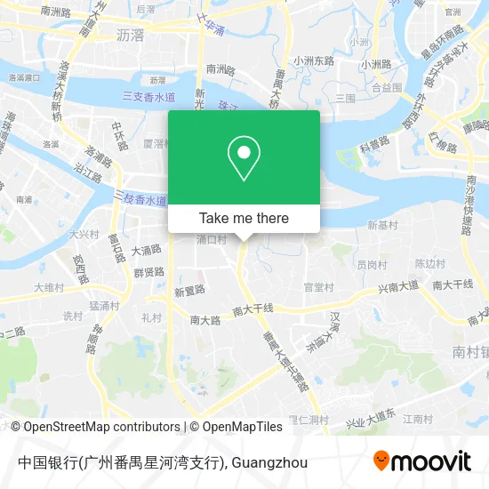 中国银行(广州番禺星河湾支行) map