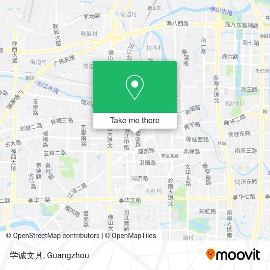 学诚文具 map