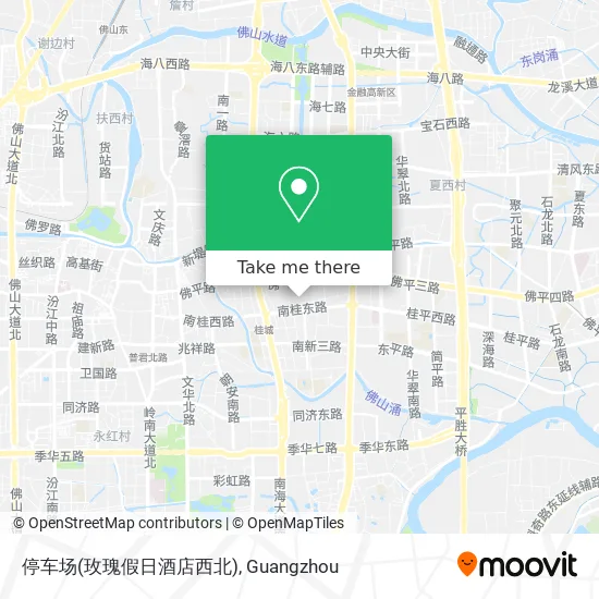 停车场(玫瑰假日酒店西北) map