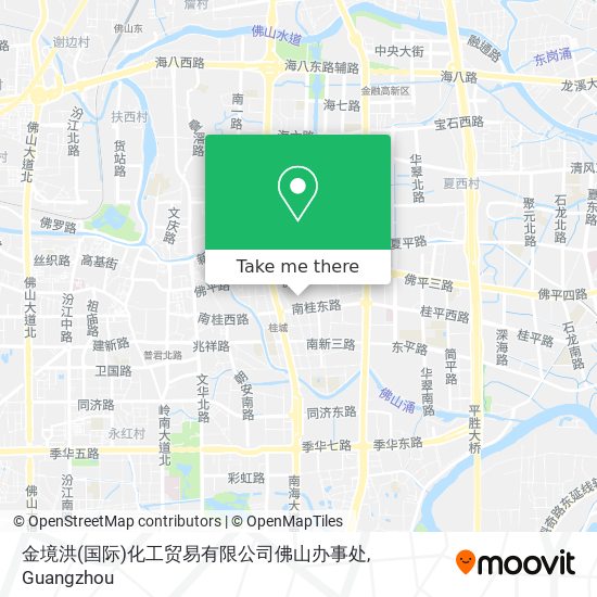 金境洪(国际)化工贸易有限公司佛山办事处 map