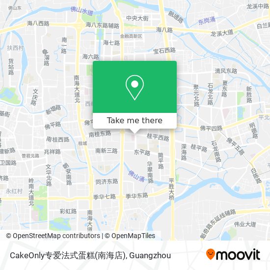 CakeOnly专爱法式蛋糕(南海店) map