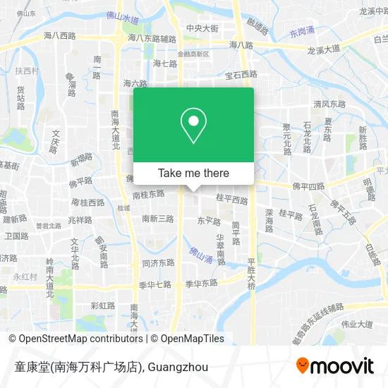 童康堂(南海万科广场店) map