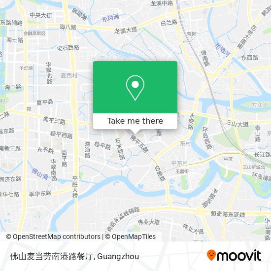佛山麦当劳南港路餐厅 map