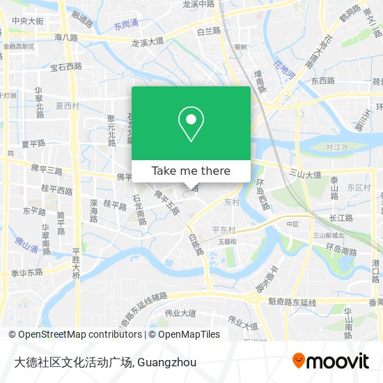 大德社区文化活动广场 map
