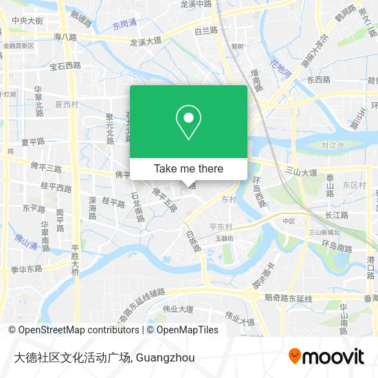大德社区文化活动广场 map