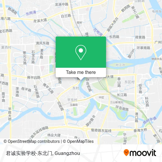 君诚实验学校-东北门 map